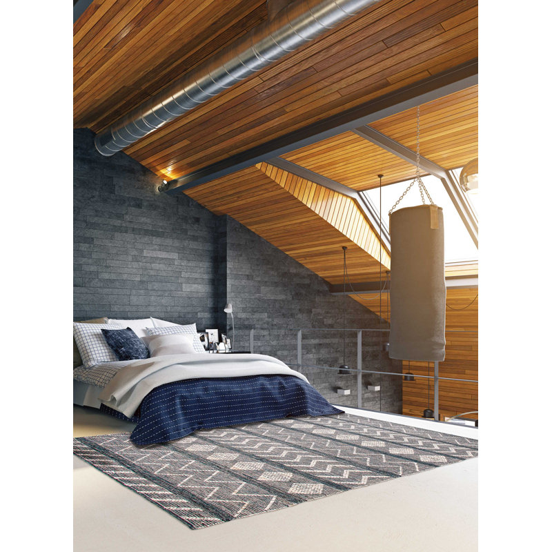 Steliana Wool Geometric Indoor Rug