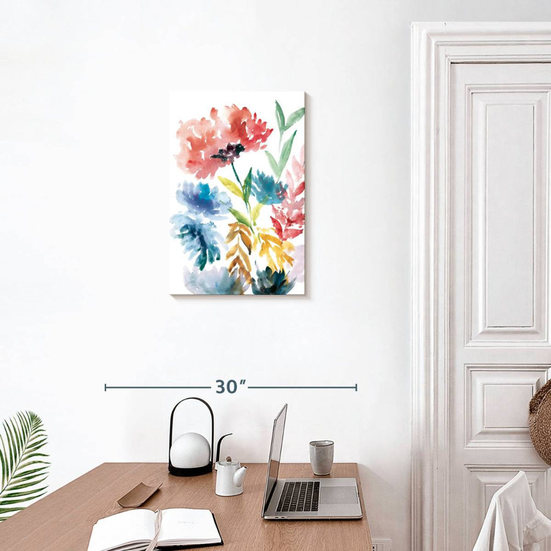 Harnek Lush Floral I, H 24 po x l 16 po