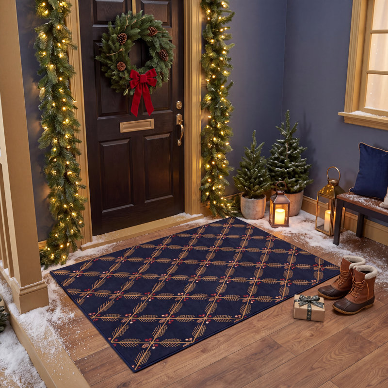 Tapis de Noël Ayder, Rectangle 5 pi 3 po x 9 pi 6 po