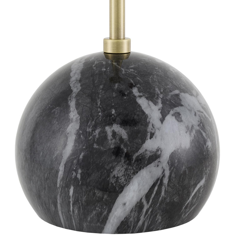 Almanza Table Lamp, Black, Black
