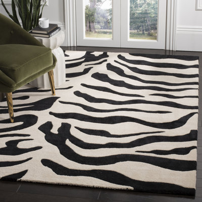 Christoper Hand Tufted Wool Pile Animal Print Rug