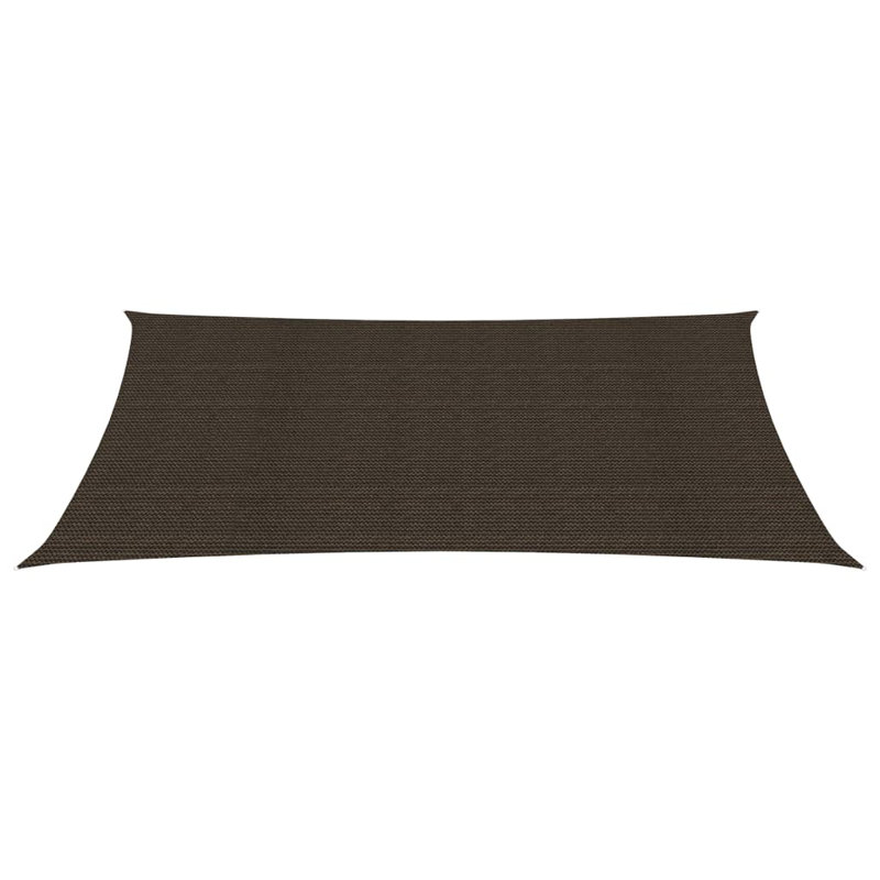 Arson Sunshade Sail 160 G/M² Anthracite 2X4.5 M HDPE, Brown, 3m x 6m