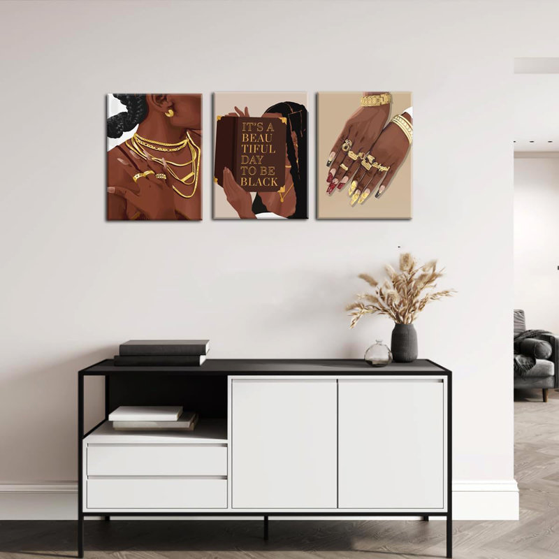 3 Piece Wrapped Canvas Set