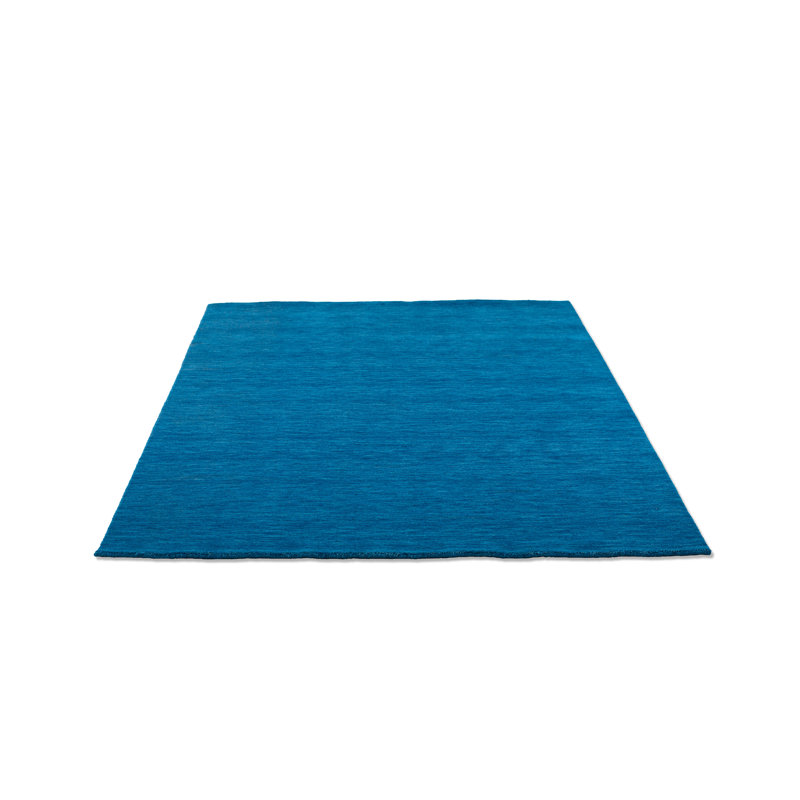 Rectangular Uniform Color Wool Hand Woven Area Rug, Rectangle 60cm x 90cm