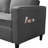 Boneless 3+2 Linen Sofa Set with Storage Ottoman for Apartment-115116517