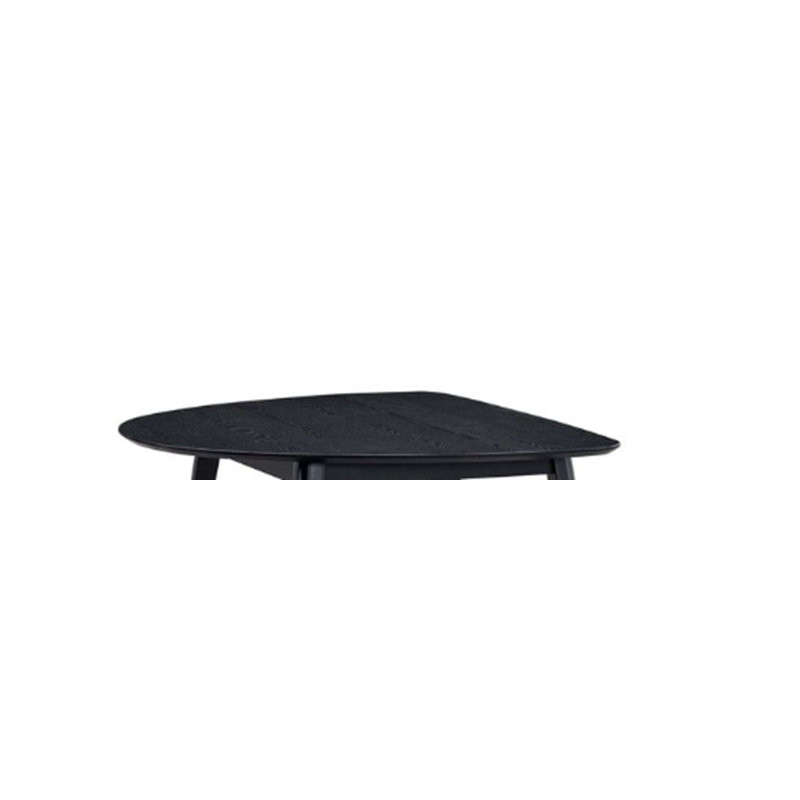 Real Black Finish Dining Table