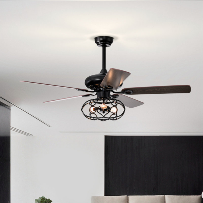 Stettler 52'' Ceiling Fan with Light Kit