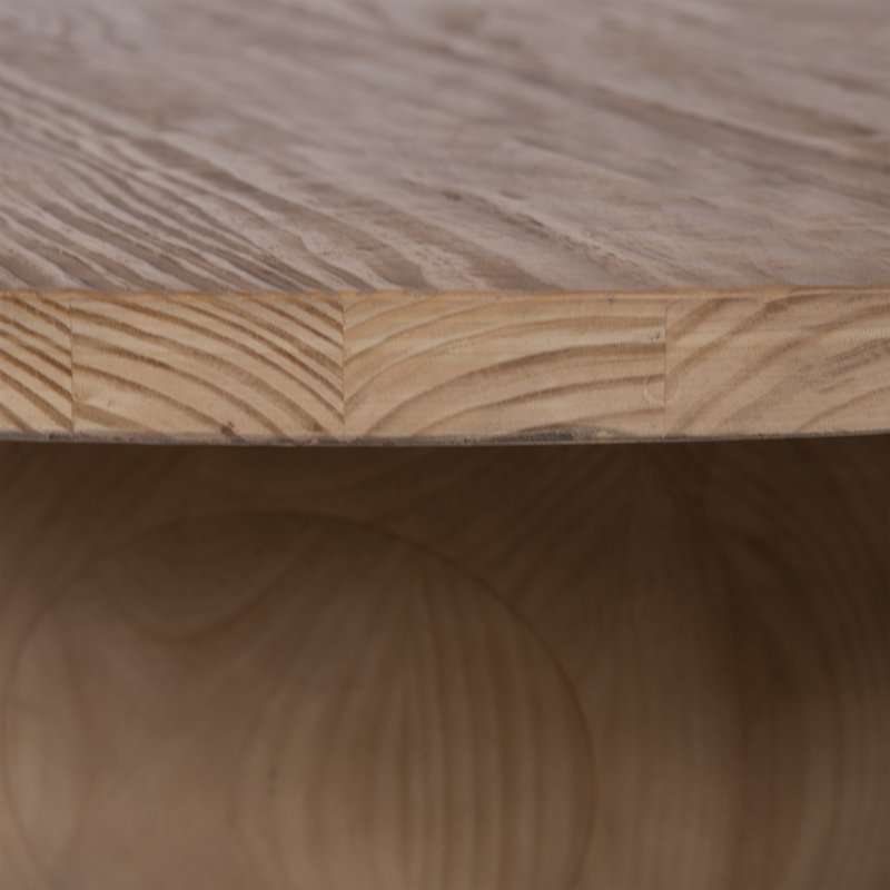 Karnit Reclaimed Pine Wood Coffee Table, Natural