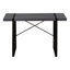 Bureau d'ordinateur, bureau personnel, ordinateur portable, L 48 po, travail, stratifié gris, contemporain, moderne