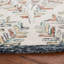 Tapis ivoire / vert Janeidy 208-63493180