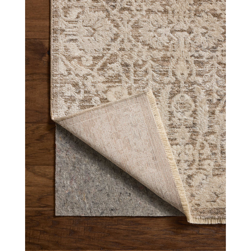 Tapis brouillard / os Loloi Clarisse, Carré 1 pi 6 po