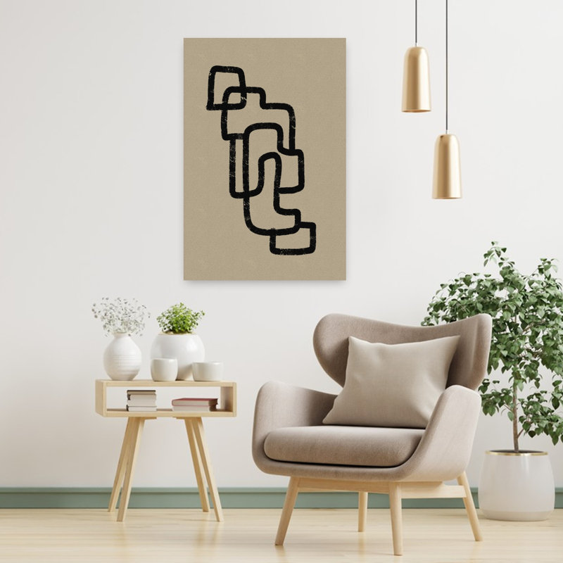 Art contemporain, art contemporain abstrait, H 36 po x l 24 po