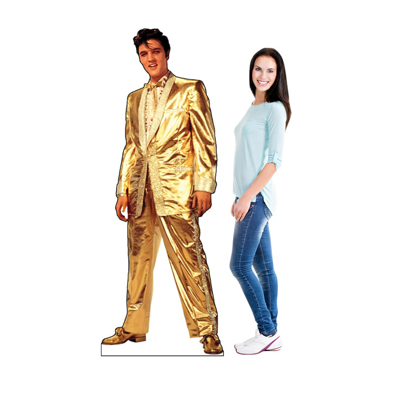 Elvis Presley 73'' Musicians Cardboard Standup, No