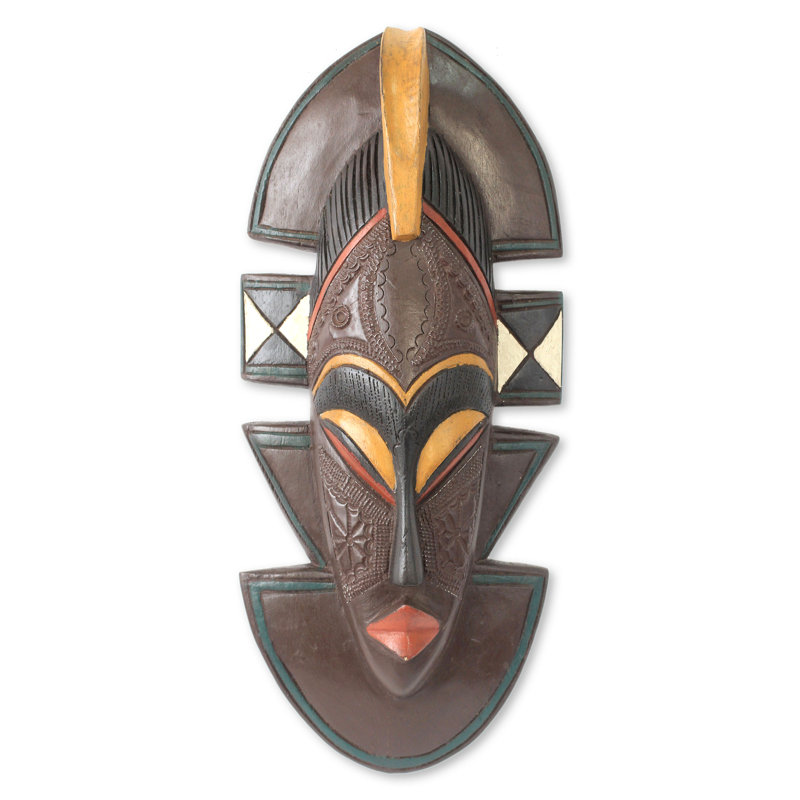 Ali Mohammed Handmade Boho Fantasy & Sci-Fi Solid Wood Wall Decor