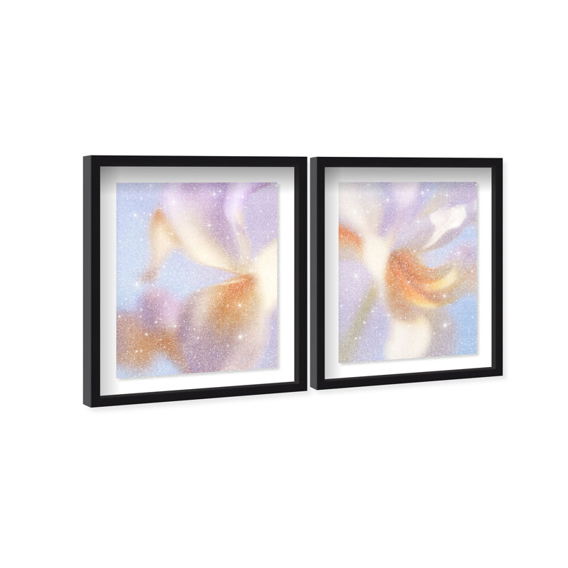 Blurred Venus Set Shadowbox Abstract Print by Oliver Gal, Black Frame, 16 x 20, 31.5"H x 37.5"W, Black Shadowbox