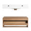Meuble-lavabo à fixation flottante 30 po - Tiroir à fermeture en douceur imitation chêne
