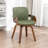 Dundrod Faux Leather Upholstered Swivel Dining Armchair-123200762