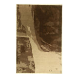 Handmade Cotton and Silk Abstract Area Rug
