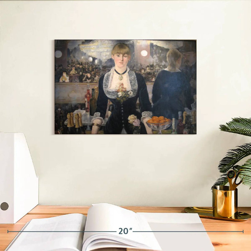 Leisha A Bar At The Folies Bergere, 8" H x 12" W