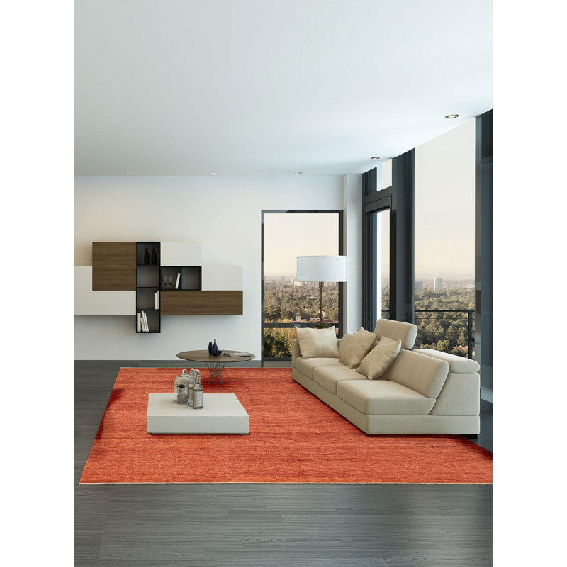 Tapis en cuivre Pak Finest Gabbeh 8 pi 11 po x 12 pi 2 po
