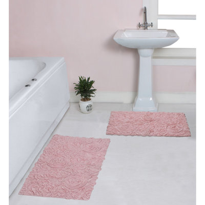 Tapis de bain 100% coton (ensemble de 2)