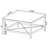 Lindley Square Coffee And End Table Set Chrome-1265351497
