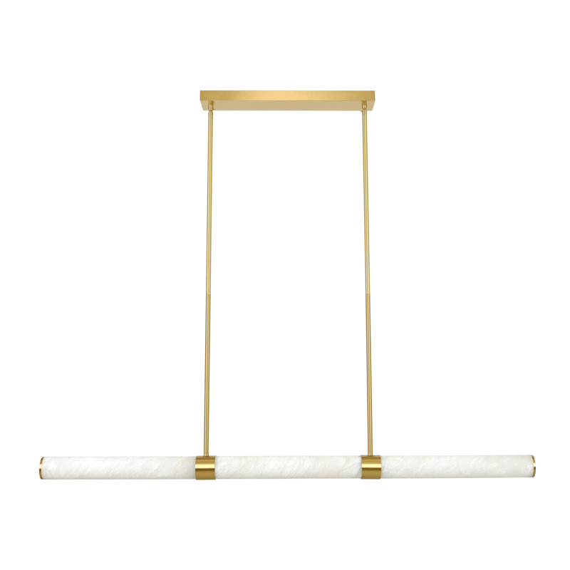 Luminaire suspendu à 1 lumière Conners, Laiton