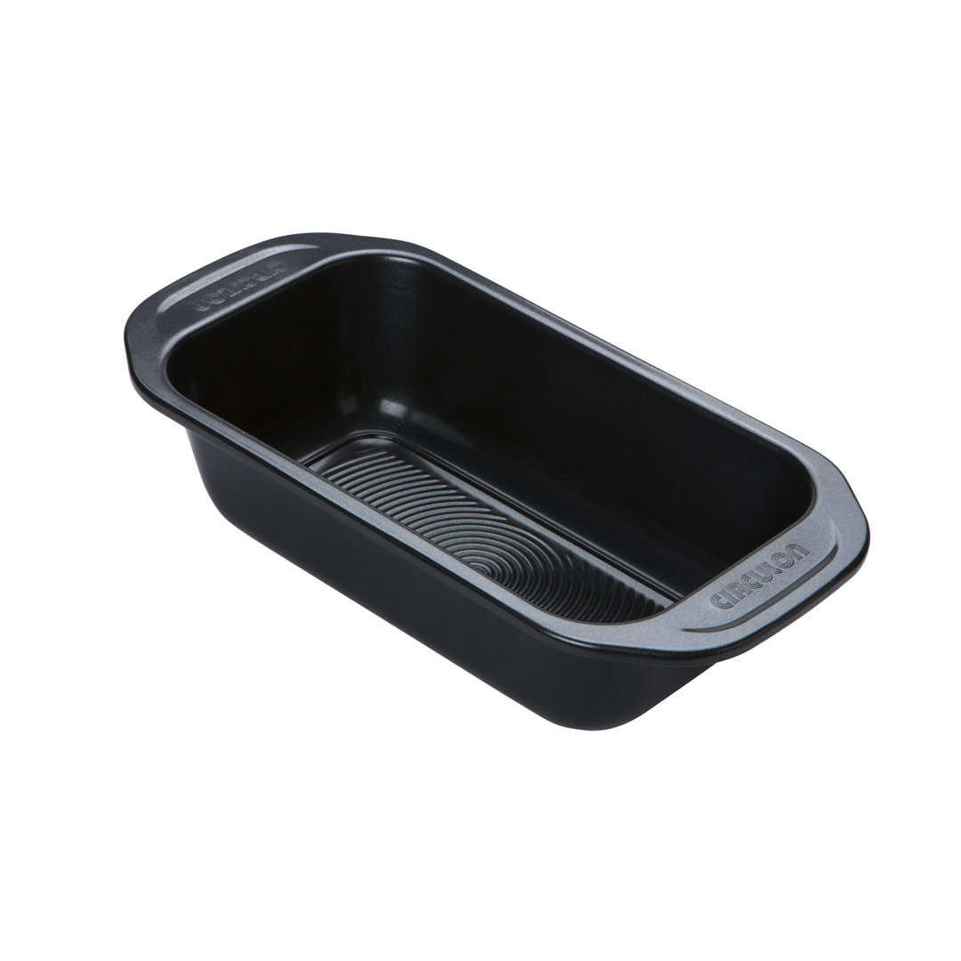 Circulon Ultimum Non Stick 2Lb Loaf Tin - Non Stick 9 inch Loaf Tins for Baking, Freezer and Dishwasher Safe Carbon Steel Bakeware, Black