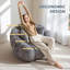 Fauteuil à billes surdimensionné à motif floral avec 3 coussins-994837600