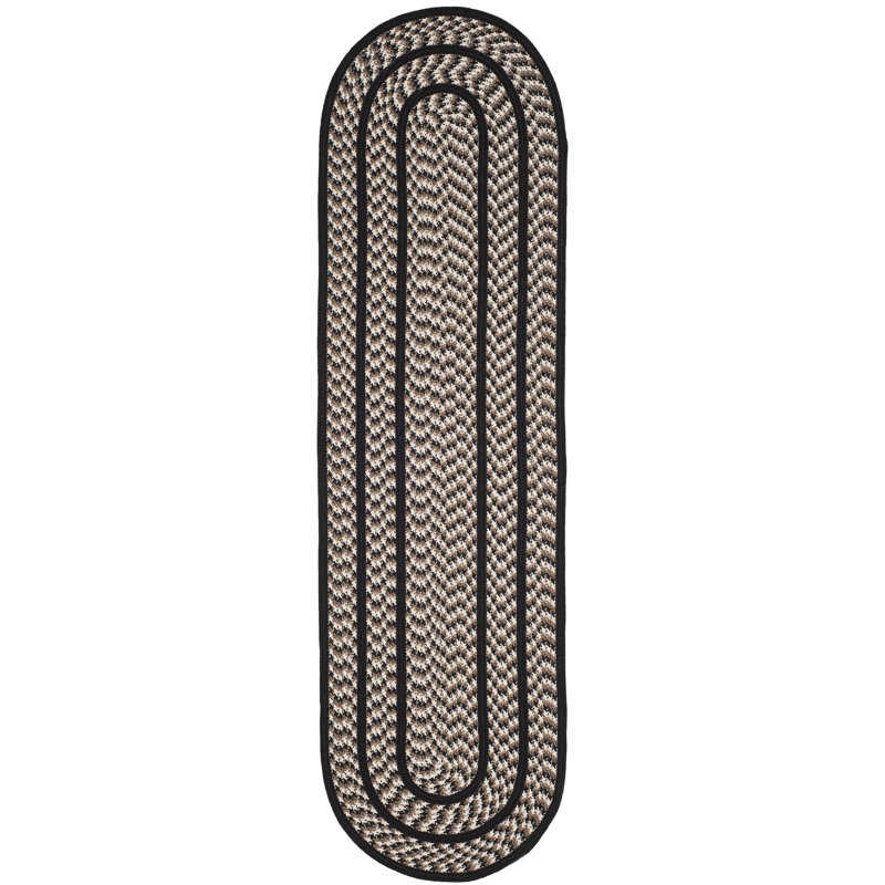 Georgina Hand Woven Performance Geometric Rug, Oval 2'3" x 8'