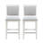 Nahumveer Solid Wood Upholstered Counter Stool