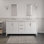 Elizabeth 72" Double Bathroom Vanity Set with Mirror