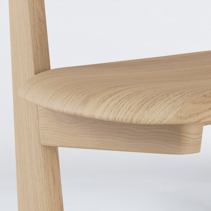 KufenKarl Outdoor Lounge Chair, Oak Nature