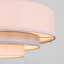 Hampshire 19.5cm H Cotton Drum Pendant Shade ( Clip On )
