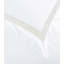 Taie décorative ivoire / argent / bleu Soprano-91593406-91593405