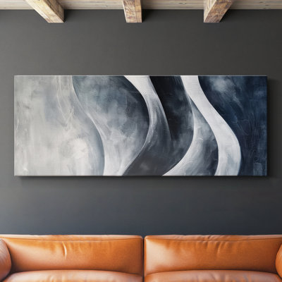 Abstract Seris 6 #VI-Wide Gallery Wrapped Canvas