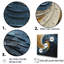 Gold Teal Minimalisme Spiral Poteries I - impression-403937924-403937945