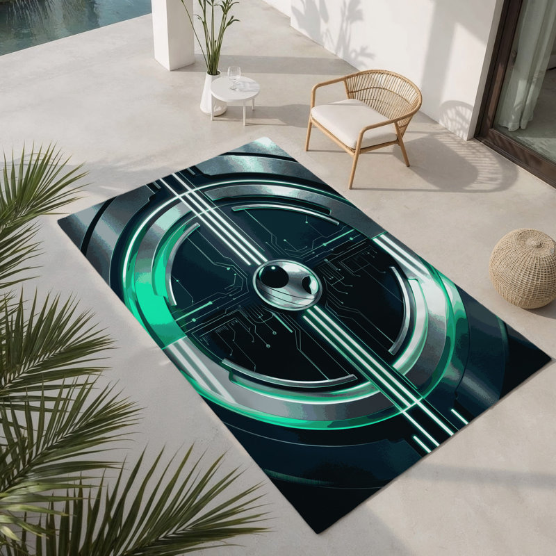 Tapis intérieur et extérieur Spectrum Nexus, Rectangle 1 pi 6 po x 2 pi 6 po