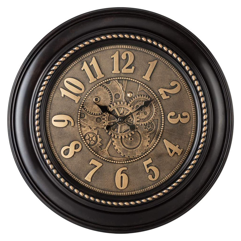Blaris Wall Clock, Bronze