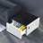 Lonas Glass Top End Table with Storage and Built-In Outlets-67004384