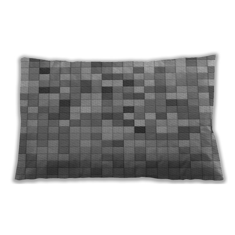 Coussin 99, Microsuède, gris