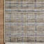 Tapis beige / gris en polyester tissé à la machine Jadon-1528996998