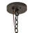 38" Wide Wagon Wheel 6 Light Chandelier