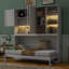 Lits simples peu encombrants avec rangement, conception moderne en MDF pour la maison