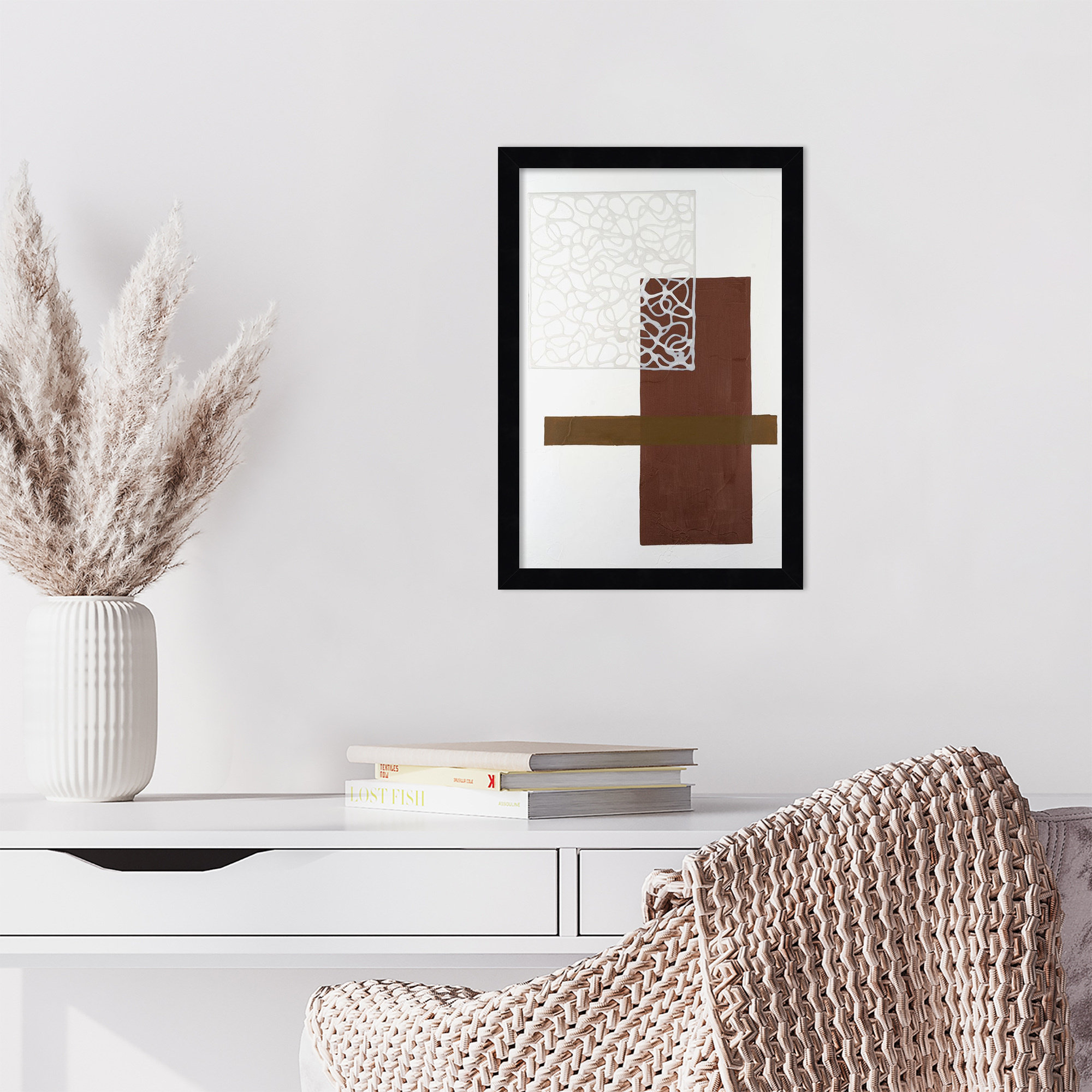 Nooks And Crannies IV by Finnerty Wood Framed Wall Art Print, Black, 17" H x 12" W