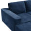 Canapé modulaire de luxe avec repose-pieds, tissu chenille, 110 x 72 x 30 po, sans assemblage, pour salon et chambre à coucher confortable 110 x 72 po, espace spacieux-1879306837