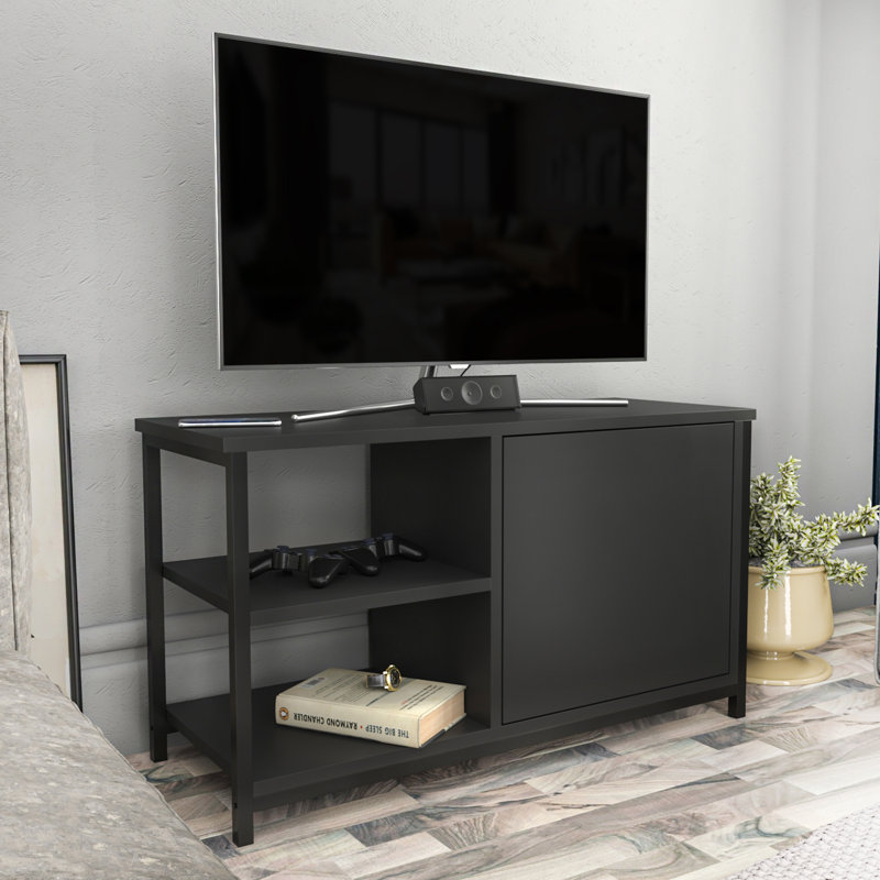 Fredderick TV Stand for TVs up to 42", Black/Anthracite