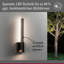 48.5cm H Integrated LED Frosted Glass Outdoor Flush Mount