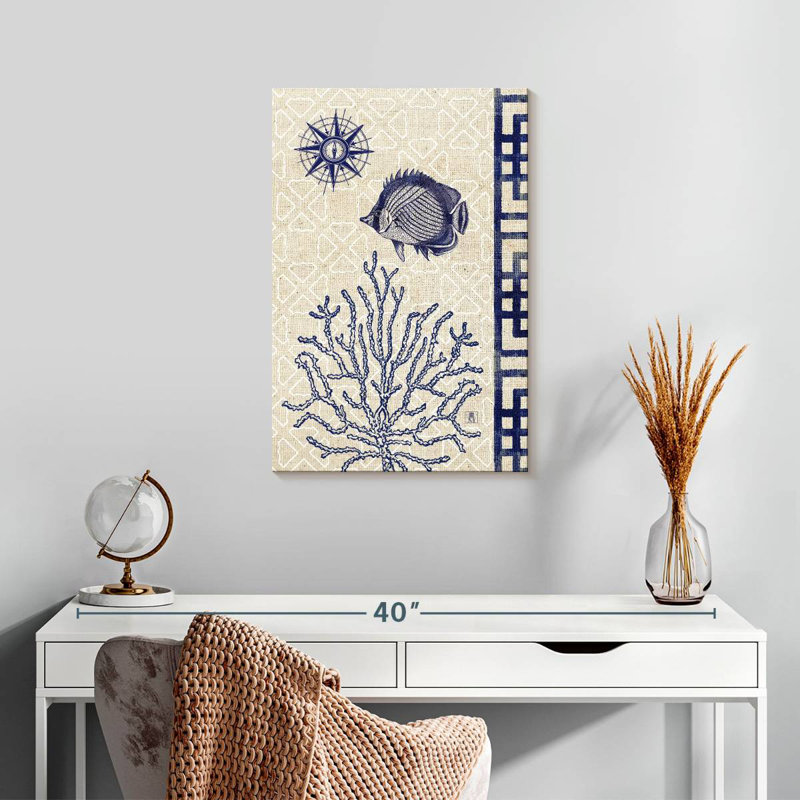 Aletra Blue Seashore, 24" H x 16" W