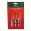 Kurt Adler Replacement Flickering Light Bulbs for UL0702 and UL0740 (Pack of 3)